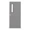 Ceco Narrow Light Steel Door with Glass, 80 in H, 32 in W, 1 3/4 in Thick, 18-gauge, Type: 1 CHMD X NL28 68 X MORT-CE-18ga-WG - alternate 2