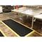 Wearwell Interlocking Drainage Mat Tile, 5/8 in Thickness, 3 ft L, Black 572 - alternate 8