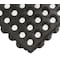 Wearwell Interlocking Drainage Mat Tile, 5/8 in Thickness, 3 ft L, Black 572 - alternate 1