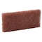Remco 10 in L Cleaning Pad, Pad End, Brown, PK10 5523-10PK - alternate 1