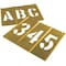 C.H. Hanson Stencil Set, Numbers, Brass, 10008 10008 - alternate 3