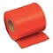 Zoro Select Flagging Tape, Red, 4 in Wide x 300 ft Length, Vinyl, 2.5 mil TF4R300-200 - alternate 1
