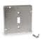 Raco Box Cover, Switch Box Type, 2 Gang, Galvanized Steel, Toggle Switch Cover Type 870RAC - alternate 1