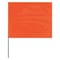 Presco Marking Flag, PVC, Solid, 4" L., 100 PK 4530O-200 - alternate 1