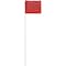 Presco Marking Flag, PVC, Blank, 4" L., 100 PK 4536R-200 - alternate 1