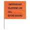 Presco Marking Flag, PVC, Solid, 4" L., 100 PK 4521OBK2019-200 - alternate 1
