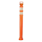 Zoro Select Strobing Delineator, Polyethylene, High-Intensity Prismatic, 45" Height, 1.5 lb, Orange 03-739 - alternate 1