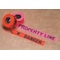 Zoro Select Flagging Tape, Skull & Crossbones Danger, Fluorescent Orange, 1 1/2 in Wide x 150 ft Length, Vinyl CUOGBK179-200 - alternate 2