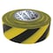 Zoro Select Flagging Tape, No Legend, Black/Yellow, 1 3/16 in Wide x 300 ft Length, Vinyl, 2 mil SYBK-200 - alternate 1