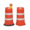 Zoro Select Traffic Barrel Orange B400A4-4EG - alternate 2