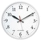 Zoro Select 12-1/2" Analog Wall Clock, White 3LYK5 - alternate 1