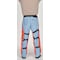 Deltaplus Chainsaw Chaps, Orange, Nylon, 39 in Length WELJE90239 - alternate 2