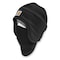 Carhartt Men's 2-in-1 Hat, Pull-down Face Mask, Polyester, Spandex, FastDry Technology, Black, Universal A202-BLK  OFA - alternate 1