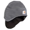 Carhartt Men's 2-in-1 Hat, Pull-down Face Mask, Polyester, Spandex, FastDry Technology, Charcoal, Universal A202-CHH  OFA - alternate 4