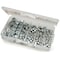 Itw Bee Leitzke Zinc Plated Finish Steel Standard Hex Nylon Insert Hex Lock Nut Assortment, 150 pcs. WWG-DISP-LNUT150C-1 - alternate 3