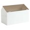 Brady Storage Bin, Acrylic, White PD297E - alternate 1
