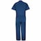 Vf Imagewear CP40 Short Sleeve Coverall, Cotton/Polyester, 5 oz Fabric Weight, 31 in Inseam, Navy, M Regular CP40NV RG M - alternate 3