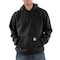 Carhartt Hooded Sweatshirt, Black, Cotton/PET, 3XL K121-BLK 3XL REG - alternate 2