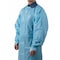 Zoro Select Lightweight Disposable Gown, Polyethylene, 48 in, Blue, Universal, 15 PK 8572 - alternate 1