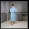 Zoro Select Lightweight Disposable Gown, Polyethylene, 48 in, Blue, Universal, 15 PK 8572 - alternate 2