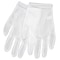 Mcr Safety Knit Gloves, Nylon, 8-3/4" Length, Light, White, Size M , 12 PK 8700M - alternate 1