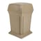 Rubbermaid Commercial Ranger(R) 45 gal Square Outdoor Can, Beige, None, Plastic, 24 7/8 in FG917188BEIG - alternate 2