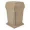 Rubbermaid Commercial Ranger(R) 45 gal Square Outdoor Can, Beige, None, Plastic, 24 7/8 in FG917188BEIG - alternate 1