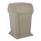 Rubbermaid Commercial Ranger(R) 45 gal Square Outdoor Can, Black, None, Plastic, 24 7/8 in FG917388BLA - alternate 3
