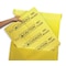 Rubbermaid Commercial Sorbent Pad, Universal, 2 3/4 gal Vol Absorbed per Pkg, 20 in x 16 1/2 in, Yellow, Polypropylene FG425200YEL - alternate 2
