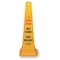 Rubbermaid Commercial Safety Cone, 36 in Height, 12 1/4 in Width, HDPE, Cone, English, French, Spanish FG627677YEL - alternate 4