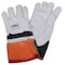 Condor Electrical-Insulating Glove Protectors, Goatskin, 12" Length, White/Orange/Green, Size 9 3NEE7 - alternate 1