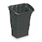 Rubbermaid Commercial 8 gal Square Utility Cart Bin, Black, Plastic, 17 in FG335388BLA - alternate 1