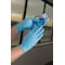 Showa 9905PF, Disposable Gloves, 6.00 to 6.99 mil Palm, Nitrile, Powder-Free, XL (10), 50 PK, Light Blue 9905PFXL - alternate 2