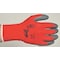 Mcr Safety Coated Gloves, Latex, Textured, Palm, 3 Abrasion Level, Red, L (9) 1 PR N9680L - alternate 7