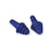 Deltaplus Quattro(TM) Reusable Foam Ear Plugs, Flanged Shape, 25 dB, Blue, 50 PK EP-412 - alternate 2
