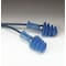 Howard Leight Fusion Reusable Corded Ear Plugs, Metal Detectable, Flanged Shape, NRR 25 dB, M, Blue, 100PK FDT-30 - alternate 1