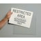 Zoro Select Sign Holder, , Acrylic White, 10" L SH1014 - alternate 2