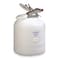 Justrite Liquid Disposal Safety Can, Polyethylene, 2.5 gal, Self-Close Cap, White, Corrosives/Acids 12260 - alternate 1