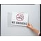 Zoro Select Sign Holder, , Acrylic Gray, 7" L SH710 - alternate 2