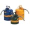 Justrite Type II Safety Can, AccuFlow(TM), Galvanized Steel, 1 gal, 5/8 in Metal Hose, Blue, Kerosene 7210320 - alternate 2