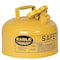 Eagle Mfg Type I Safety Can, Galvanized Steel, 2 gal, Self-Closing Lid, Yellow, 9 in Dia., Diesel UI20SY - alternate 1