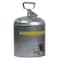 Eagle Mfg Type I Safety Can, Stainless Steel, 5 gal, ECO Stainless Faucet, Neoprene Gasket, Silver, Flammables 1327 - alternate 1