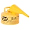 Eagle Mfg Type I Safety Can, Galvanized Steel, 1 gal, Self-Closing Lid, Yellow, Includes Funnel, Diesel UI10FSY - alternate 1
