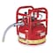 Justrite Type II Safety Can, AccuFlow(TM), 5 gal, 1 in Metal Hose, Roll Bars, DOT, Red, Flammables 7350130 - alternate 4