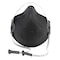 Moldex Disposable Respirator, N95, Special Ops, HandyStrap, Molded Nose Bridge, Black, M/L, PK 15 M2600N95 - alternate 1