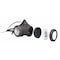 Moldex Half Mask Respirator, 8000, Not Rated, Snap-In Gasket, Size, M 0 Cartridges Included 8002 - alternate 1