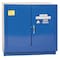 Eagle Mfg Hazardous Material Storage Cabinet, 22 gal, 1 Shelves, Steel, 35 in W x 35 in H x 22 in D, Blue CRA71X - alternate 1