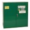 Eagle Mfg Hazardous Material Storage Cabinet, 30 gal, 1 Shelves, Steel, 43 in W x 44 in H x 18 in D, Green PEST32X - alternate 1