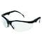 Mcr Safety Klondike (KD3), Safety Glasses, Anti-Scratch, Clear Lens, Black Frame, Half Frame KD310 - alternate 1