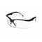 Mcr Safety Klondike (KD3), Safety Glasses, Anti-Scratch, Clear Lens, Black Frame, Half Frame KD310 - alternate 3